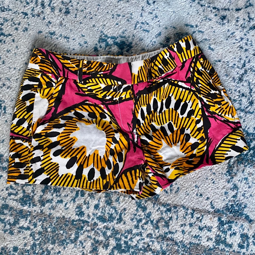 J. Crew Ratti Electric Kiwi Shorts